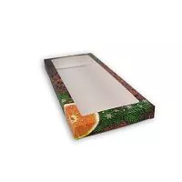Коробка для плитки шоколада "С Новым Годом!" 17*8*1,3см