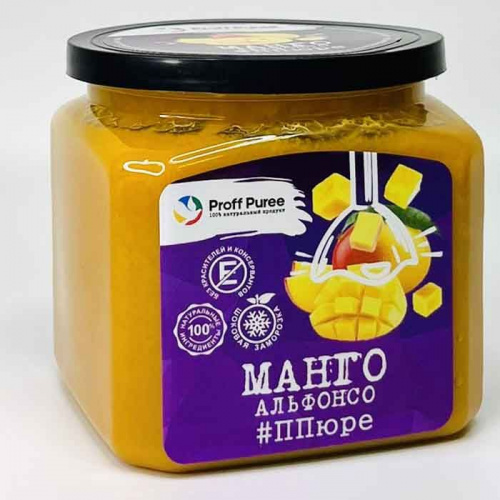 Пюре замороженное Манго Альфонсо Proff Puree, 500г Пюре замороженное Манго Альфонсо Proff Puree, 500г