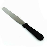 Палетка ПРЯМАЯ металлическая с пласт ручкой, 25см*3,5